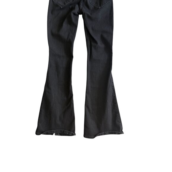 HOLLISTER High Rise Black Soft Stretch Flare Jeans Size 0S - Picture 4 of 13